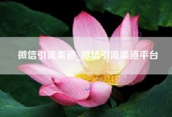 微信引流渠道_微信引流渠道平台