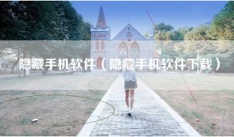 隐藏手机软件（隐藏手机软件下载）
